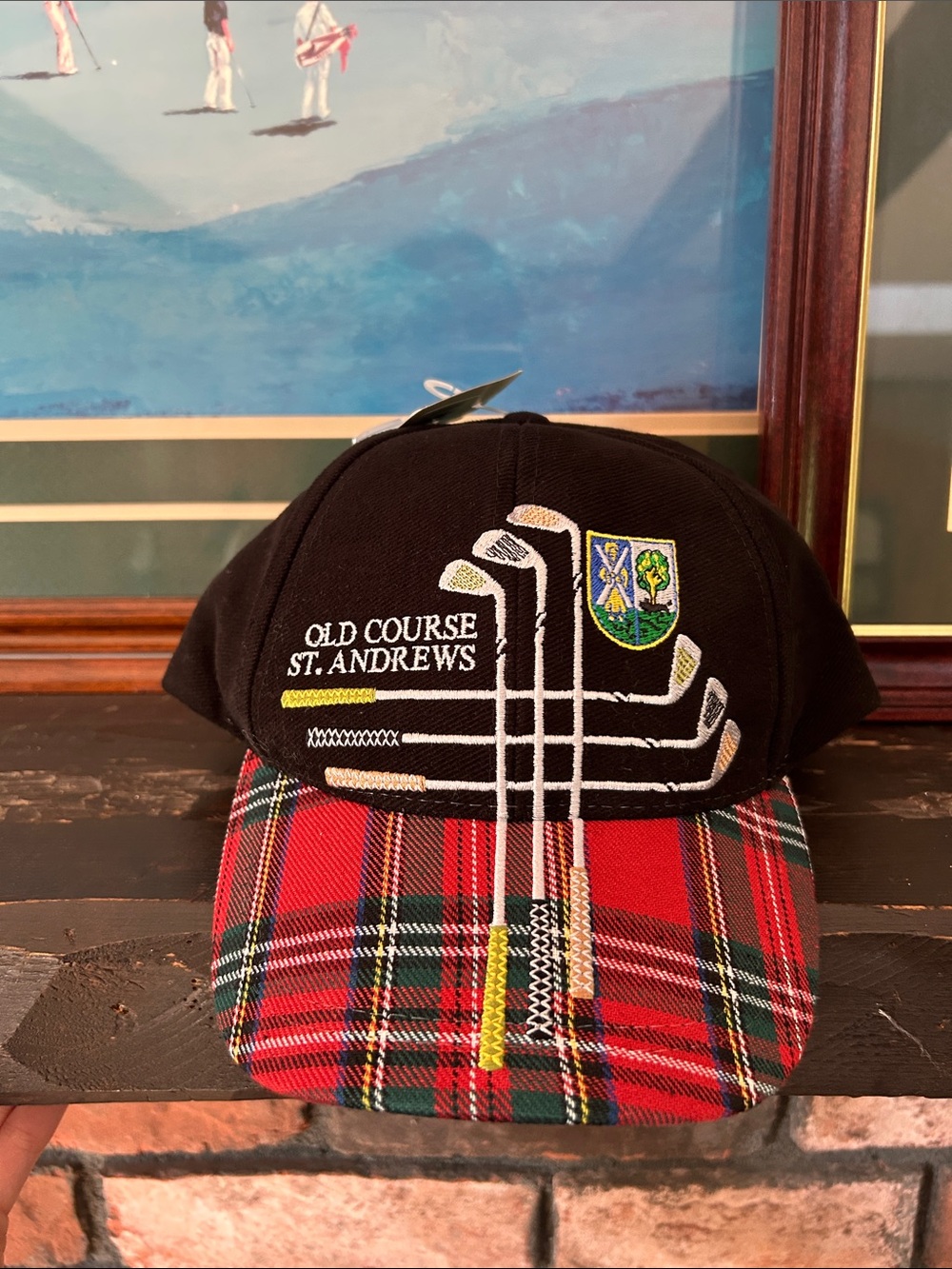 Tartan Old Course St. Andrews Golf Cap